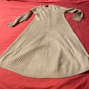 Club Monaco almost brand new grey sweater dress
